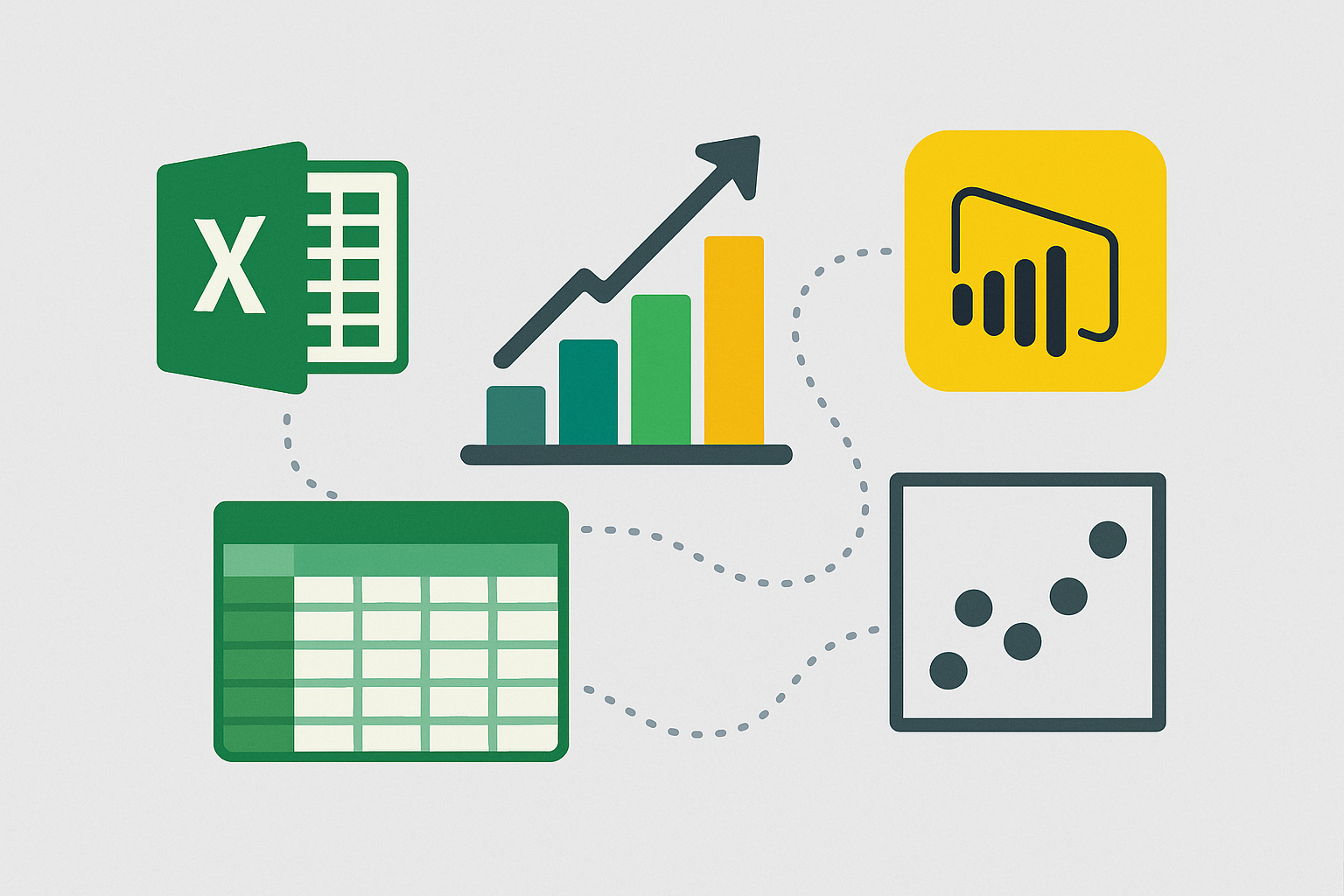 تحليل بيانات باستخدام برنامجexcel وتطبيقات power bi